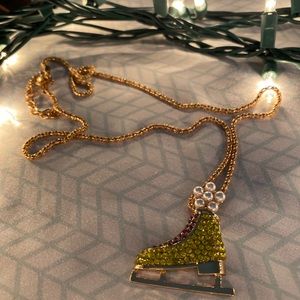 Betsey Johnson Ice Skate Pendant
